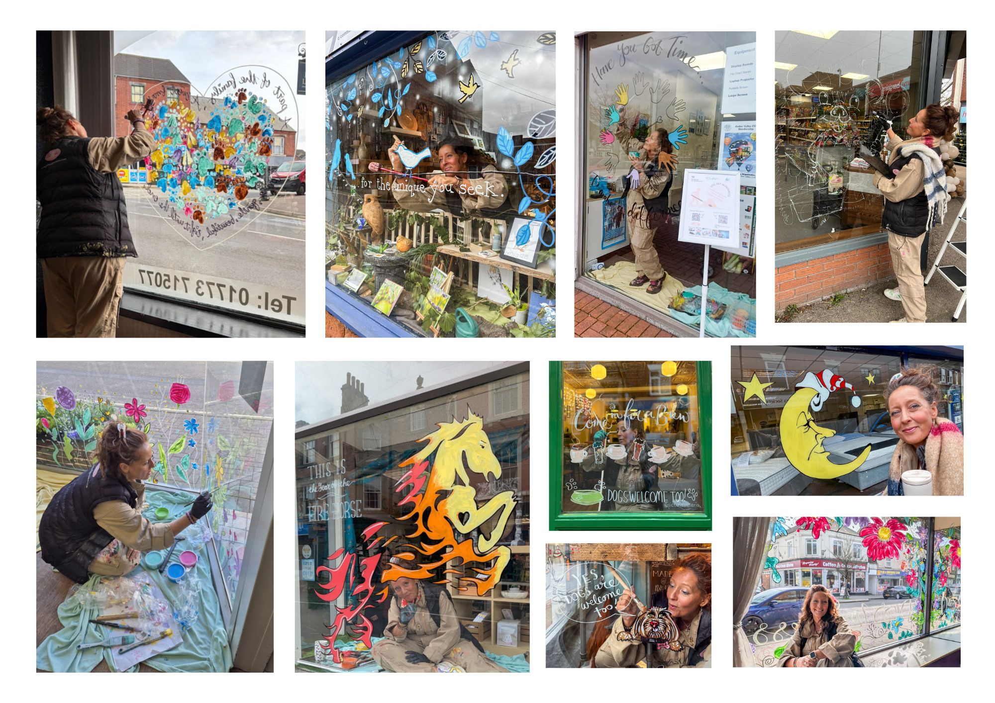 Window Art in Derbyshire Amber Valley by Pictoria action photos