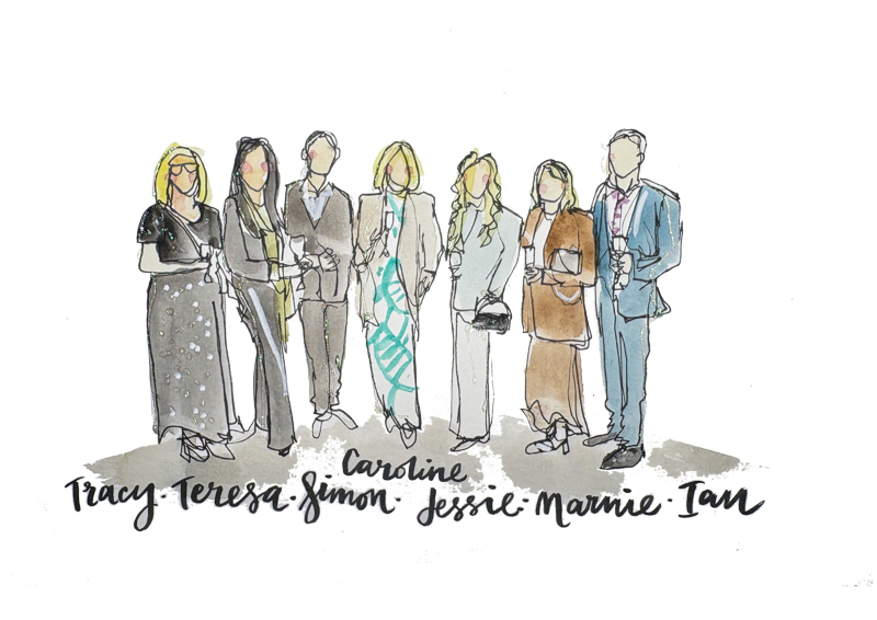 Live illustration based in Derbyshire by Pictoria