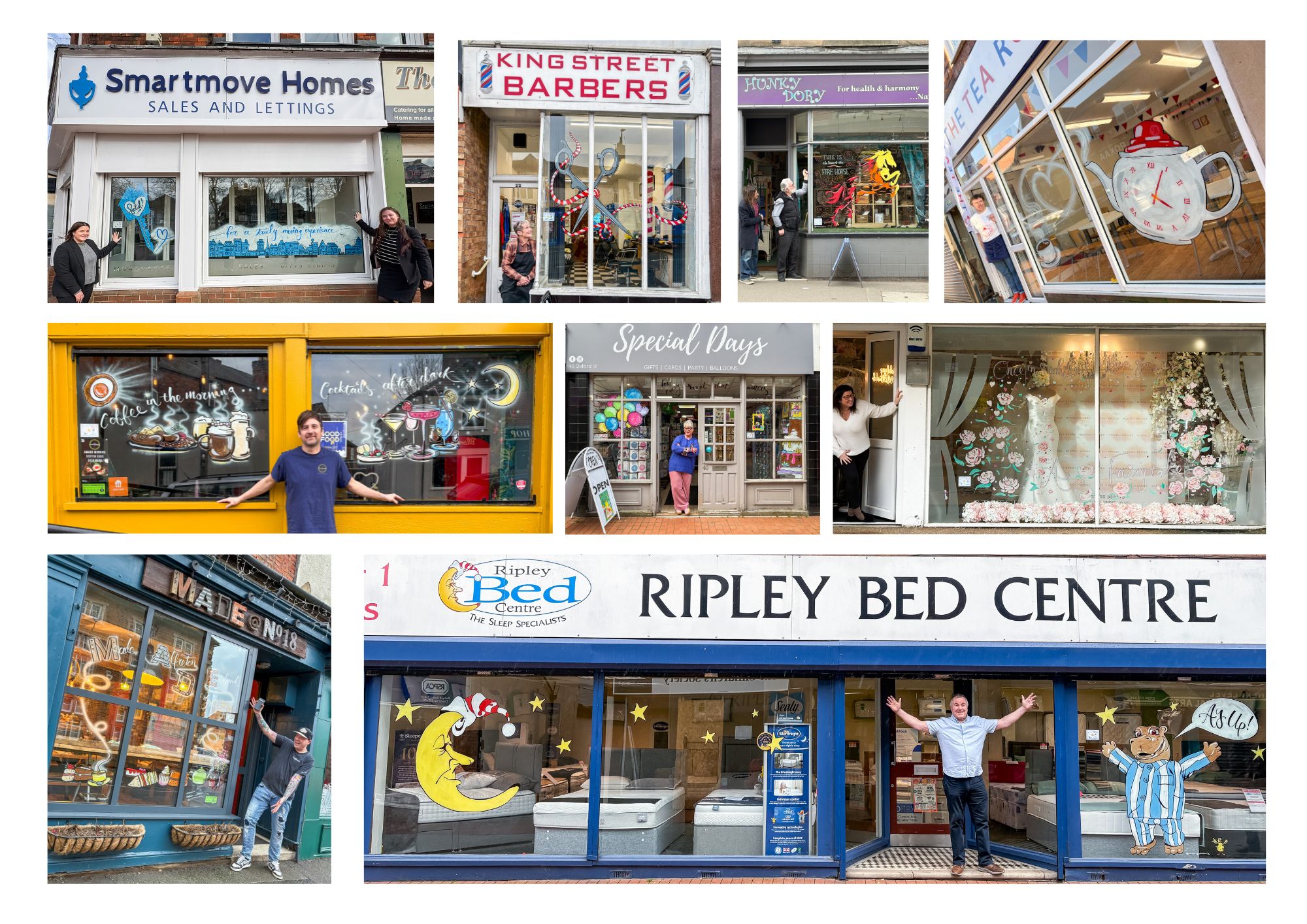 Custom window art in Derbyshire by Pictoria