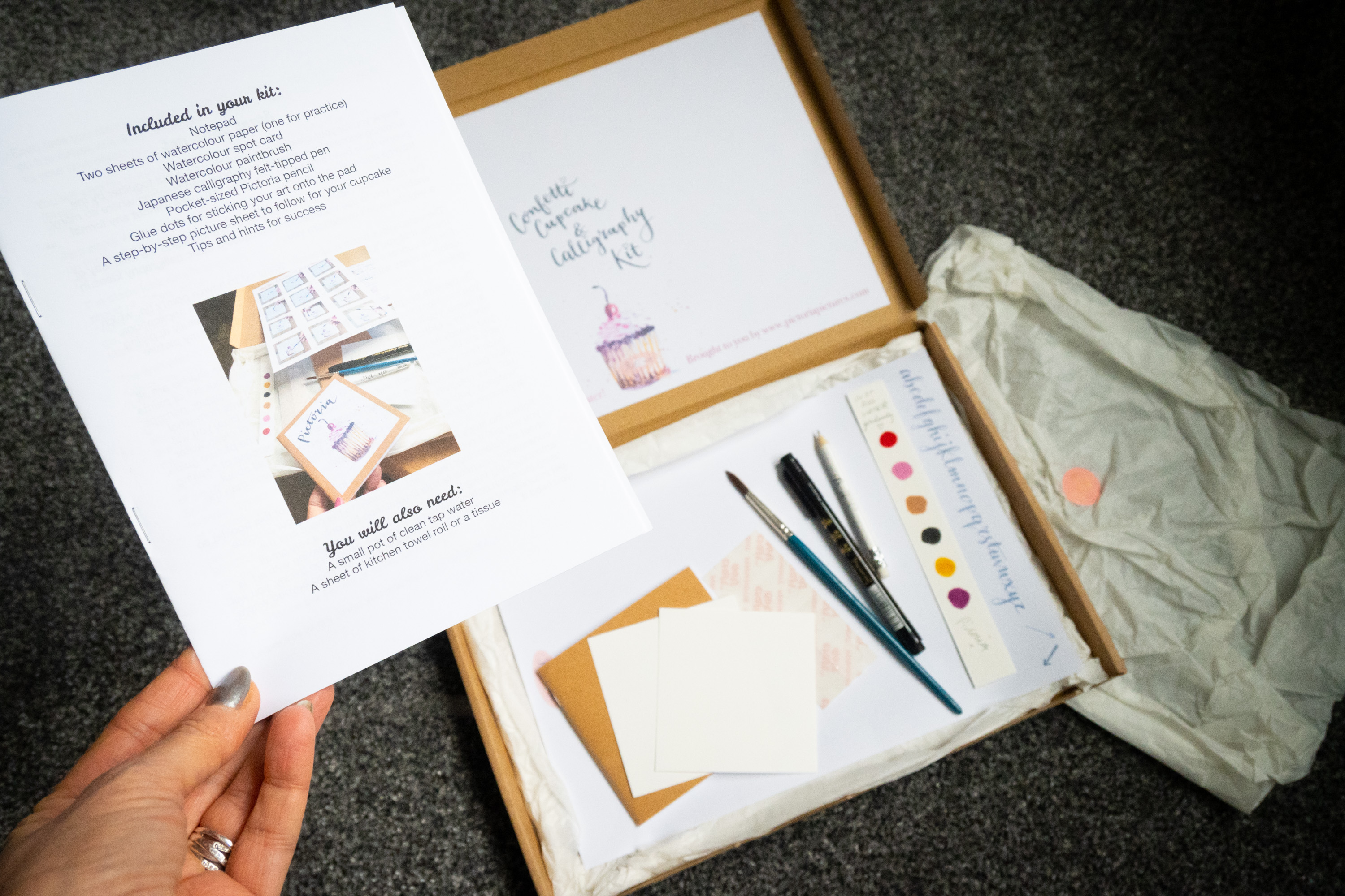Creative Calligraphy and Watercolour kit from Pictoria